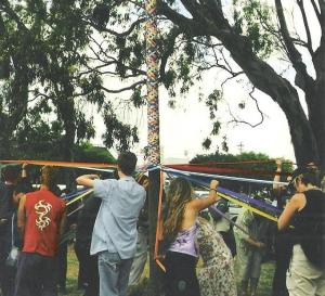Maypole at the Holistic Fair